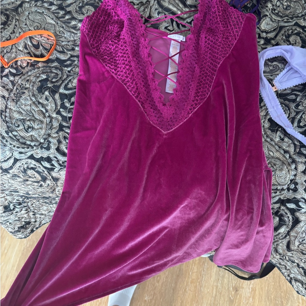 Savage X Fenty Women's Lace chemise - Pink